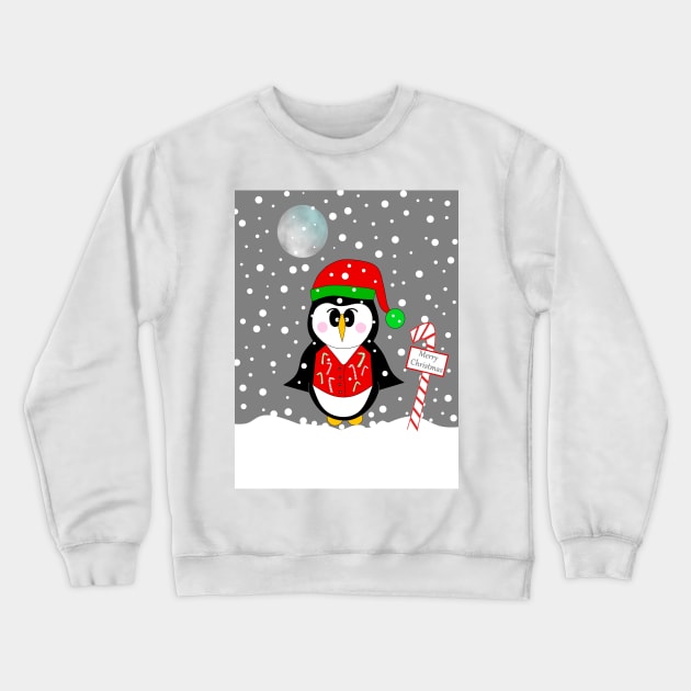 CHRISTMAS Funny Penguin. Crewneck Sweatshirt by SartorisArt1